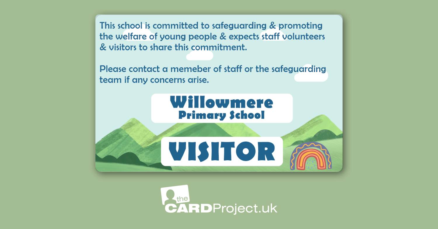 Primary School Rolling Hills Visitor Card